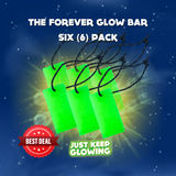 Reusable Glow Sticks 6-Pack, The Forever Glow Bar, Reflective Cords, Camping Gear, Party Favors, Kids Safety Lights, Best Deal