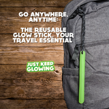 Travel Glow Stick, Reusable, Backpack Light