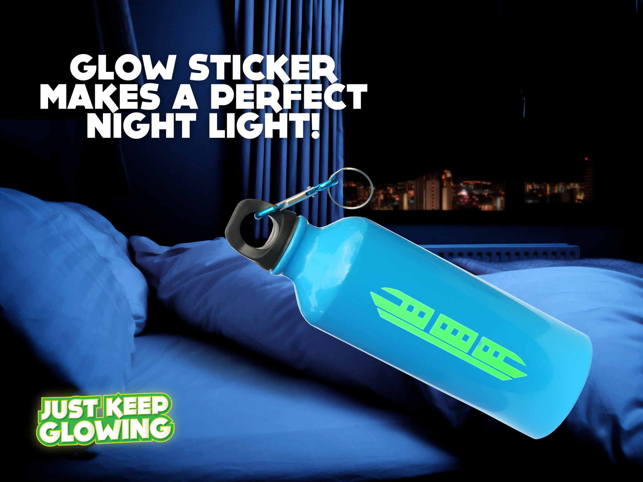 GLOW IN THE DARK MONORAIL DECAL STICKER – Just Keep Glowing, LLC