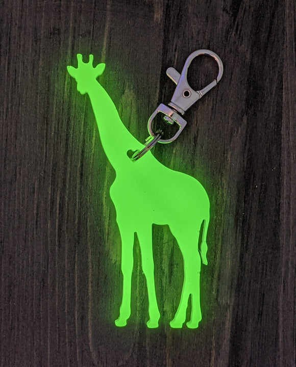 The Roving House Full Moon Glow-in-the-Dark Keychain